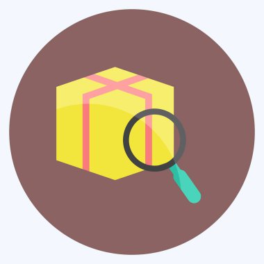 Simge İzleme. Dijital web sembolü için uygun. Düz stil. Basit dizayn edilebilir. tasarım şablonu. Basit gösterim