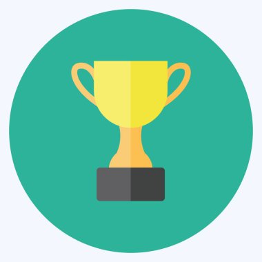 Simge Ödülleri. Dijital web sembolü için uygun. Düz stil. Basit dizayn edilebilir. tasarım şablonu. Basit gösterim