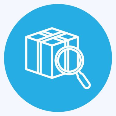 Simge İzleme. Dijital web sembolü için uygun. Mavi gözlü. Basit dizayn edilebilir. tasarım şablonu. Basit gösterim