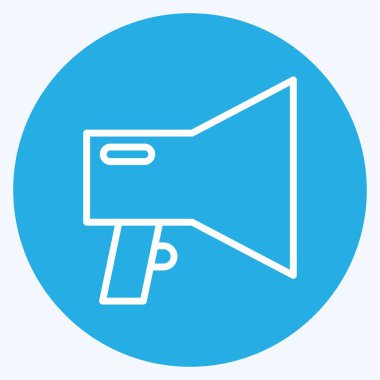 Simgesel Dijital Pazarlama. Dijital web sembolü için uygun. Mavi gözlü. Basit dizayn edilebilir. tasarım şablonu. Basit gösterim