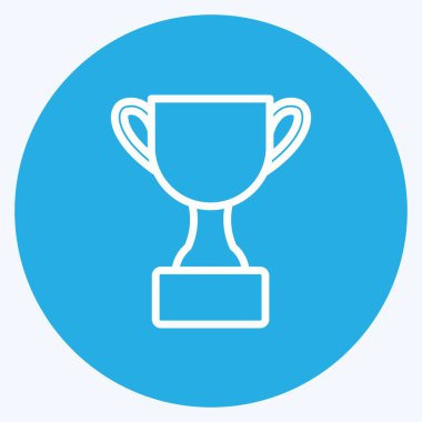 Simge Ödülleri. Dijital web sembolü için uygun. Mavi gözlü. Basit dizayn edilebilir. tasarım şablonu. Basit gösterim