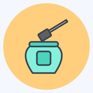 Simge Uygulayıcı. Spa sembolü için uygun. renk arkadaşı stili. Basit dizayn edilebilir. tasarım şablonu. Basit gösterim