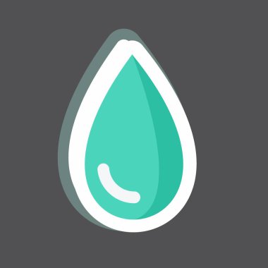 Çıkartma düşüşü. Spa sembolü için uygun. Basit dizayn edilebilir. tasarım şablonu. Basit gösterim