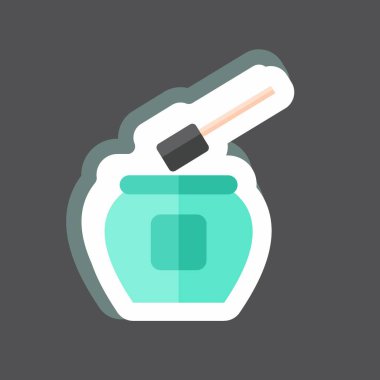 Etiket Uygulayıcı. Spa sembolü için uygun. Basit dizayn edilebilir. tasarım şablonu. Basit gösterim