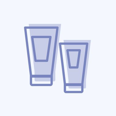 Simge tüpleri. Spa sembolü için uygun. İki ton stili. Basit dizayn edilebilir. tasarım şablonu. Basit gösterim