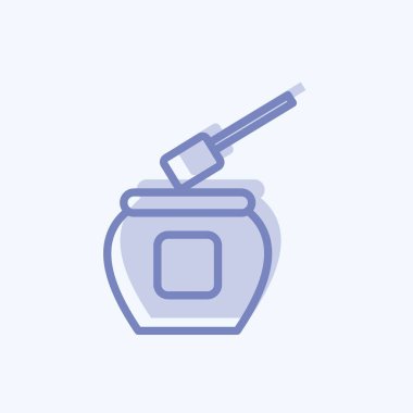 Simge Uygulayıcı. Spa sembolü için uygun. İki ton stili. Basit dizayn edilebilir. tasarım şablonu. Basit gösterim