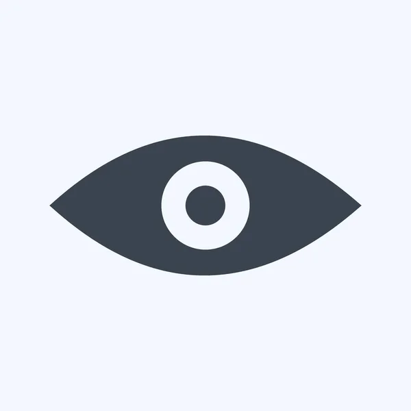 Icon Remove Red Eye Подходит Графического Редактора Стиле Глифа Простой — стоковый вектор
