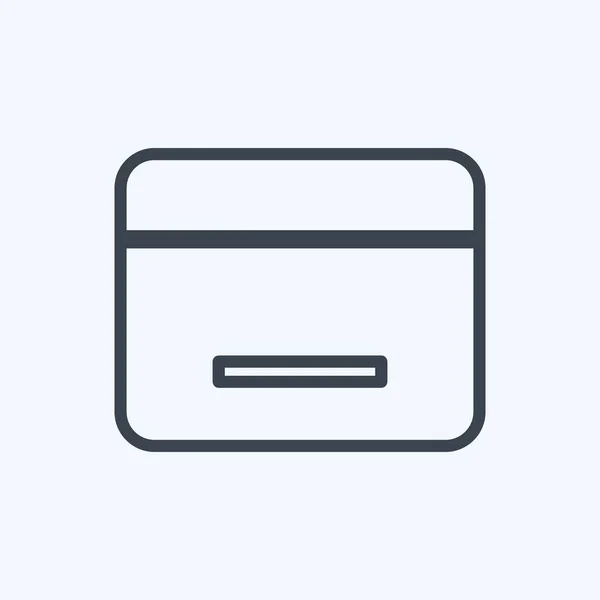 Icon Calendar Suitable Web Interface Symbol Line Style Simple Design — Vetor de Stock