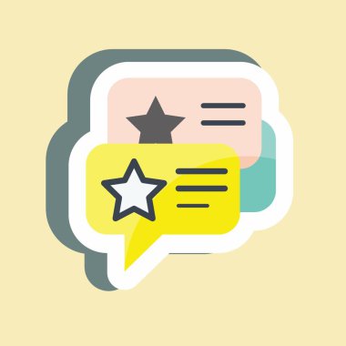 Etiket İfadeleri. Geri bildirim sembolü için uygun. Basit dizayn edilebilir. tasarım şablonu. Basit gösterim