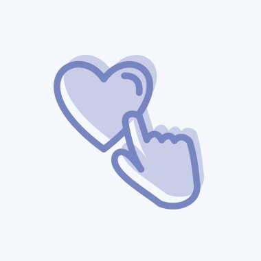 Simge gibi. Geri bildirim sembolü için uygun. İki ton stili. Basit dizayn edilebilir. tasarım şablonu. Basit gösterim