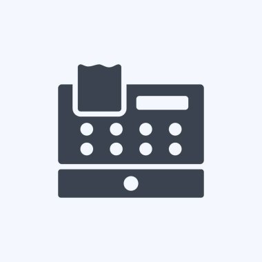 Simge Kasası. İş sembolü için uygun. Kabartma tarzı. Basit dizayn edilebilir. tasarım şablonu. Basit gösterim