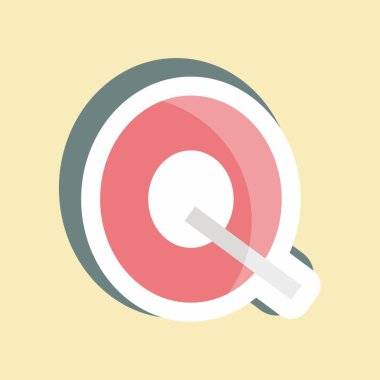 Çıkartma Kalitesi. İş sembolü için uygun. Basit dizayn edilebilir. tasarım şablonu. Basit gösterim