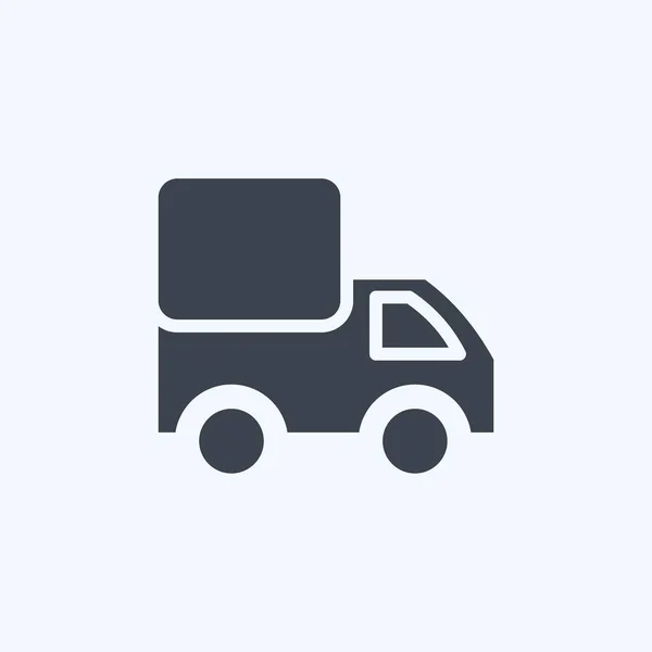 Icon Delivery Suitable Business Symbol Glyph Style Simple Design Editable —  Vetores de Stock