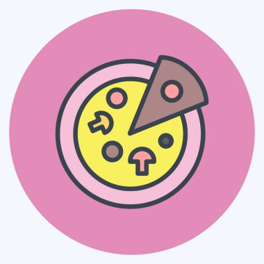 Simge Düzlüğü Fotoğrafçılığı. Sanat sembolü için uygun. Renk Eşi Tarzı. Basit dizayn edilebilir. tasarım şablonu. Basit resimleme