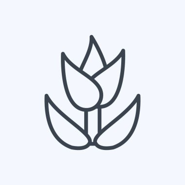 Simge Makro Fotoğrafçılık. Sanat sembolü için uygun. Çizgi stili. Basit dizayn edilebilir. tasarım şablonu. Basit resimleme