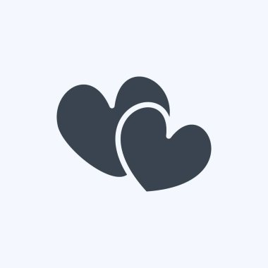 Icon Love Story Fotoğrafçılık. Sanat sembolü için uygun. Kabartma stili. Basit dizayn edilebilir. tasarım şablonu. Basit resimleme