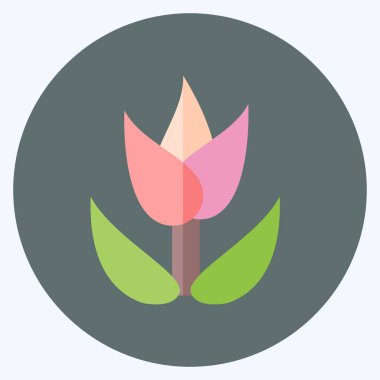 Simge Makro Fotoğrafçılık. Sanat sembolü için uygun. Düz stil. Basit dizayn edilebilir. tasarım şablonu. Basit resimleme