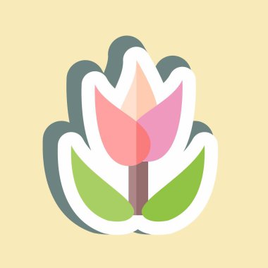 Etiket Makro Fotoğrafçılık. Sanat sembolü için uygun. Basit dizayn edilebilir. tasarım şablonu. Basit resimleme