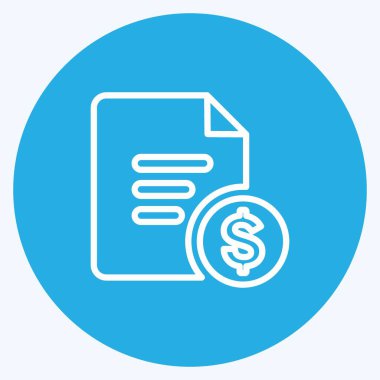 Simge Fiyat Listesi. Sanat sembolü için uygun. Mavi Gözler Tarzı. Basit dizayn edilebilir. tasarım şablonu. Basit resimleme