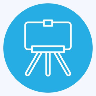 Simge Güzel Sanatlar Fotoğrafçılık. Sanat sembolü için uygun. Mavi Gözler Tarzı. Basit dizayn edilebilir. tasarım şablonu. Basit resimleme