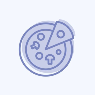 Simge Düzlüğü Fotoğrafçılığı. Sanat sembolü için uygun. İki ton stili. Basit dizayn edilebilir. tasarım şablonu. Basit resimleme