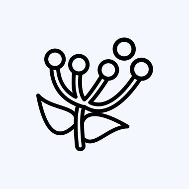 Simge poleni. Arı Çiftliği için uygun. Çizgi stili. Basit dizayn edilebilir. tasarım şablonu. Basit resimleme