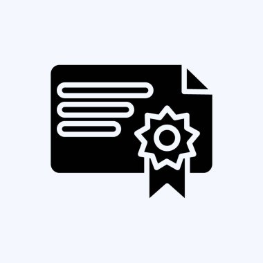 Simge Sertifikası. Arı Çiftliği için uygun. Kabartma stili. Basit dizayn edilebilir. tasarım şablonu. Basit resimleme