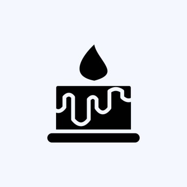 Balmumu ikonu. Arı Çiftliği için uygun. Kabartma stili. Basit dizayn edilebilir. tasarım şablonu. Basit resimleme