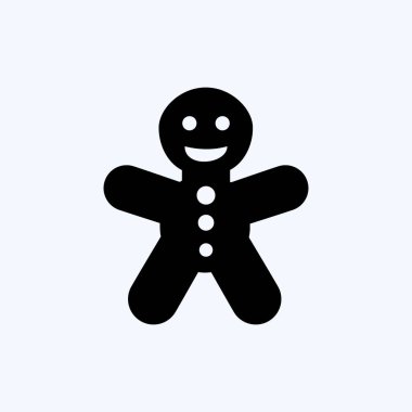 Zencefilli çörek adam. Arı Çiftliği için uygun. Kabartma stili. Basit dizayn edilebilir. tasarım şablonu. Basit resimleme