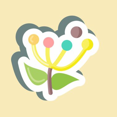 Etiket poleni. Arı Çiftliği için uygun. Basit dizayn edilebilir. tasarım şablonu. Basit resimleme