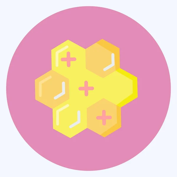 Icon Propolis Suitable Bee Farm Flat Style Simple Design Editable — стоковый вектор