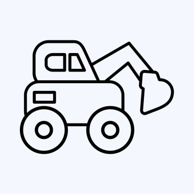 Simge Hızlandırıcı. Eğitim sembolü için uygun. Sıra tarzı. Basit dizayn edilebilir. tasarım şablonu. Basit resimleme