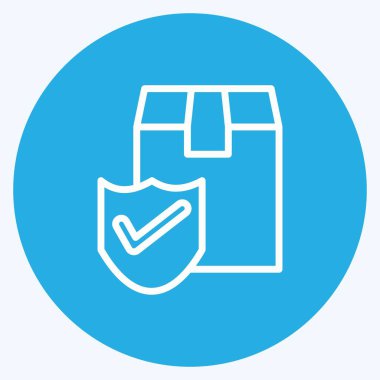 Simge Kaydetme Paketi. Eğitim sembolü için uygun. Mavi gözlü. Basit dizayn edilebilir. tasarım şablonu. Basit resimleme