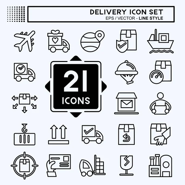 Simge Ayarlama Teslimatı. Eğitim sembolü için uygun. Sıra tarzı. Basit dizayn edilebilir. tasarım şablonu. Basit resimleme