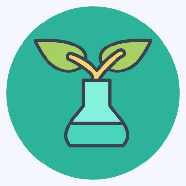 Simge Buluşu. Eğitim sembolü için uygun. renk arkadaşı stili. Basit dizayn edilebilir. tasarım şablonu. Basit resimleme