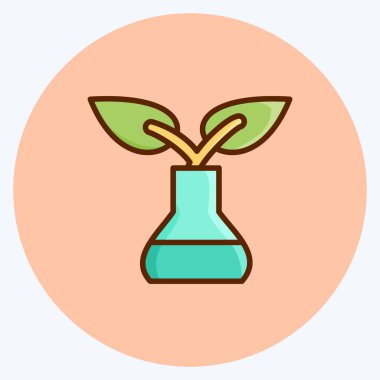 Simge Buluşu. Eğitim sembolü için uygun. Düz stil. Basit dizayn edilebilir. tasarım şablonu. Basit resimleme