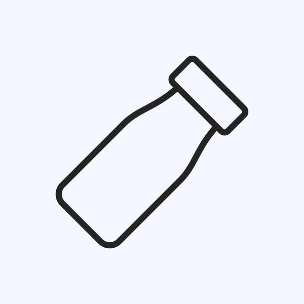 Icono Agua Limpia Adecuado Para Símbolo Educación Estilo Línea Diseño — Vector de stock