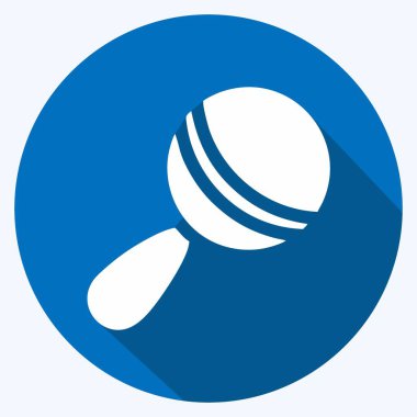 Simge Takırtıları. Çocuk sembolü için uygun. Uzun gölge tarzı. Basit dizayn edilebilir. tasarım şablonu. Basit resimleme