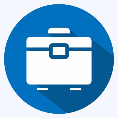 Icon Toolbox. suitable for building symbol. long shadow style. simple design editable. design template vector. simple illustration