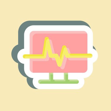 Çıkartma Teşhisi. Eğitim sembolü için uygun. Basit dizayn edilebilir. tasarım şablonu. Basit resimleme