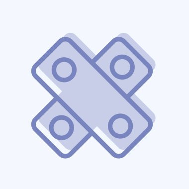 Simge Sıvası. Eğitim sembolü için uygun. İki ton stili. Basit dizayn edilebilir. tasarım şablonu. Basit resimleme