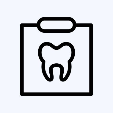 Simge X-Ray. Tıp sembolü için uygun. Sıra tarzı. Basit dizayn edilebilir. tasarım şablonu. Basit resimleme