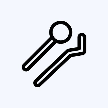 Simge Araçları. Tıp sembolü için uygun. Sıra tarzı. Basit dizayn edilebilir. tasarım şablonu. Basit resimleme