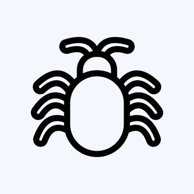 Simge Yazılım Hatası. Güvenlik sembolü için uygun. Sıra tarzı. Basit dizayn edilebilir. tasarım şablonu. Basit resimleme