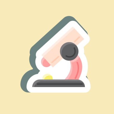 Çıkartma Araştırması. Başlangıç simgesi için uygun. Basit dizayn edilebilir. tasarım şablonu. Basit resimleme