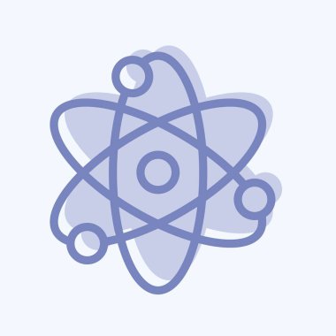 Simge Ana Fikri. Başlangıç simgesi için uygun. İki ton stili. Basit dizayn edilebilir. tasarım şablonu. Basit resimleme