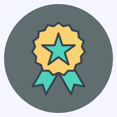 Simge Kalitesi. Marka sembolü için uygun. renk arkadaşı stili. Basit dizayn edilebilir. tasarım şablonu. Basit resimleme