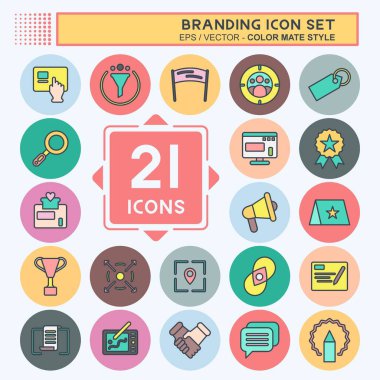 Simge Tanımlama. Marka sembolü için uygun. renk arkadaşı stili. Basit dizayn edilebilir. tasarım şablonu. Basit resimleme