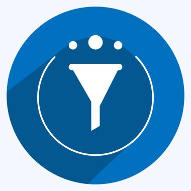 Simge pazarlama. Marka sembolü için uygun. Uzun gölge tarzı. Basit dizayn edilebilir. tasarım şablonu. Basit resimleme