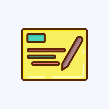 Simge Kimliği. Marka sembolü için uygun. Düz stil. Basit dizayn edilebilir. tasarım şablonu. Basit resimleme